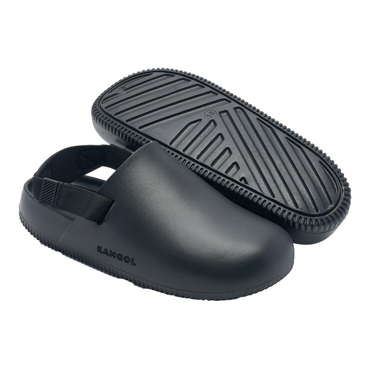 KANGOL 可調式穆勒鞋 黑