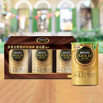 NESCAFE 金牌咖啡補充罐 65g 3入裝 NESCAFE 金牌咖啡補充罐 65g 3入裝