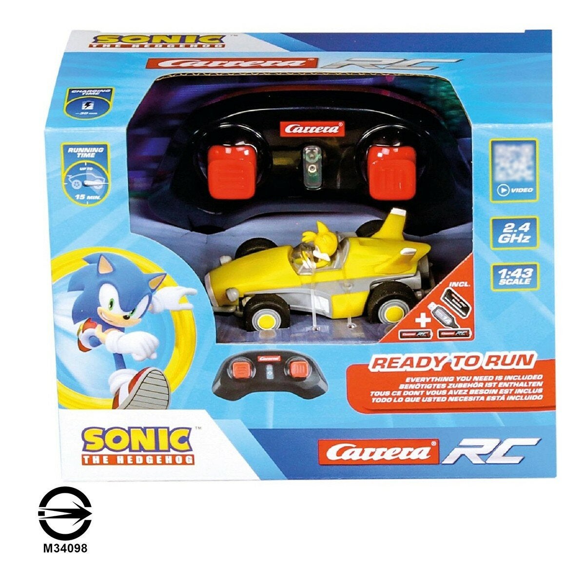 Carrera 1:43 迷你遙控賽車 塔爾斯 / 6歲以上