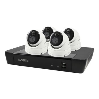 Swann 4K 半球型IP攝影機 X 4 + 8通道NVR套裝 2TB HDD