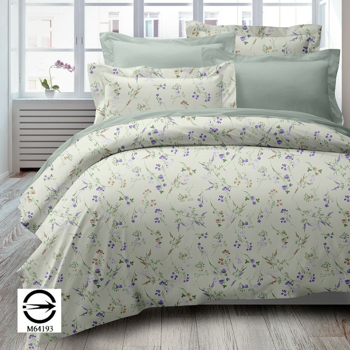 Caliphil 美國棉雙人床包兩用被四件組 152公分 X 190公分 娜娜花園