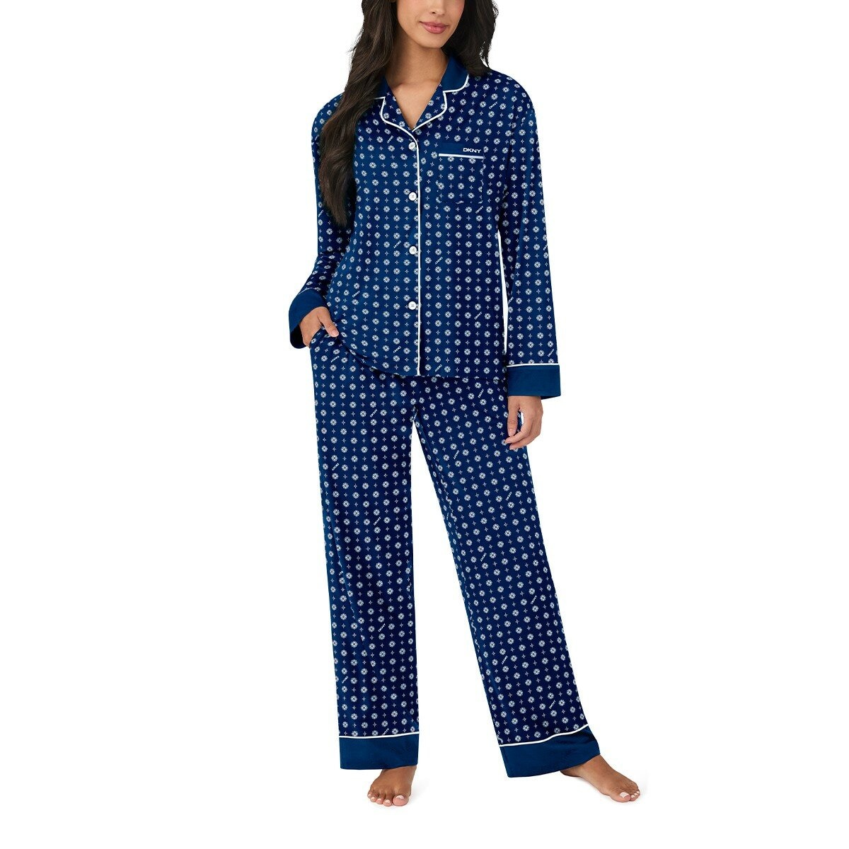 DKNY 女長袖睡衣套組