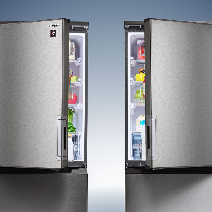 夏普 457公升自動除菌離子左右開任意門冰箱 SJ-MW46HT-S