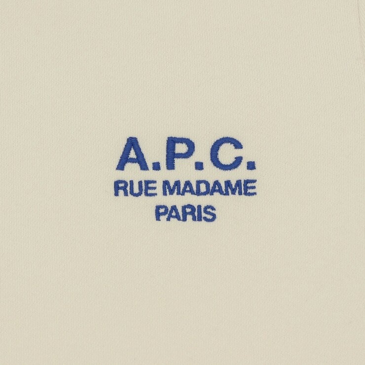 A.P.C. 女刺繡長袖上衣 米白 XS