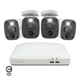 Swann 4K SwannForce 槍型模擬音頻攝影機 X 4 + 8 通道DVR套裝 2TB HDD
