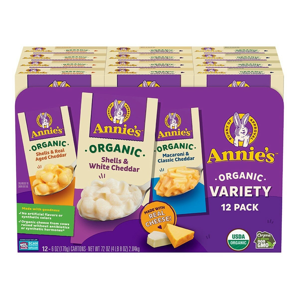 Annie’s Home Grown 有機起司通心粉 12入組合包