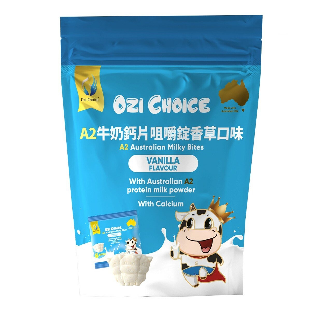 Ozi Choice A2牛奶鈣片咀嚼錠 288錠 Ozi Choice A2牛奶鈣片咀嚼錠 288錠