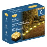Dais LED太陽能磚塊燈 6入組