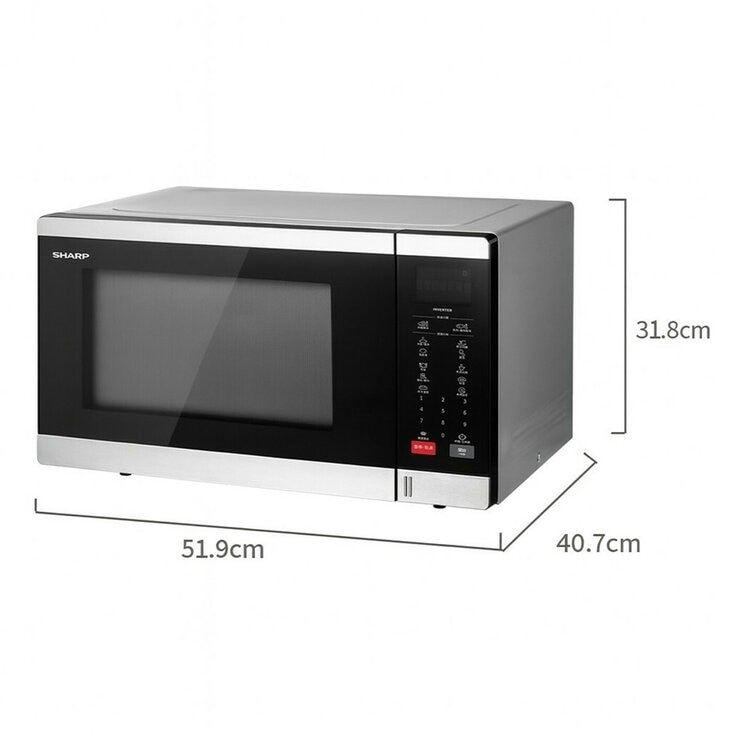 夏普 34公升微電腦觸控式變頻微波爐 R-TT34SS-S