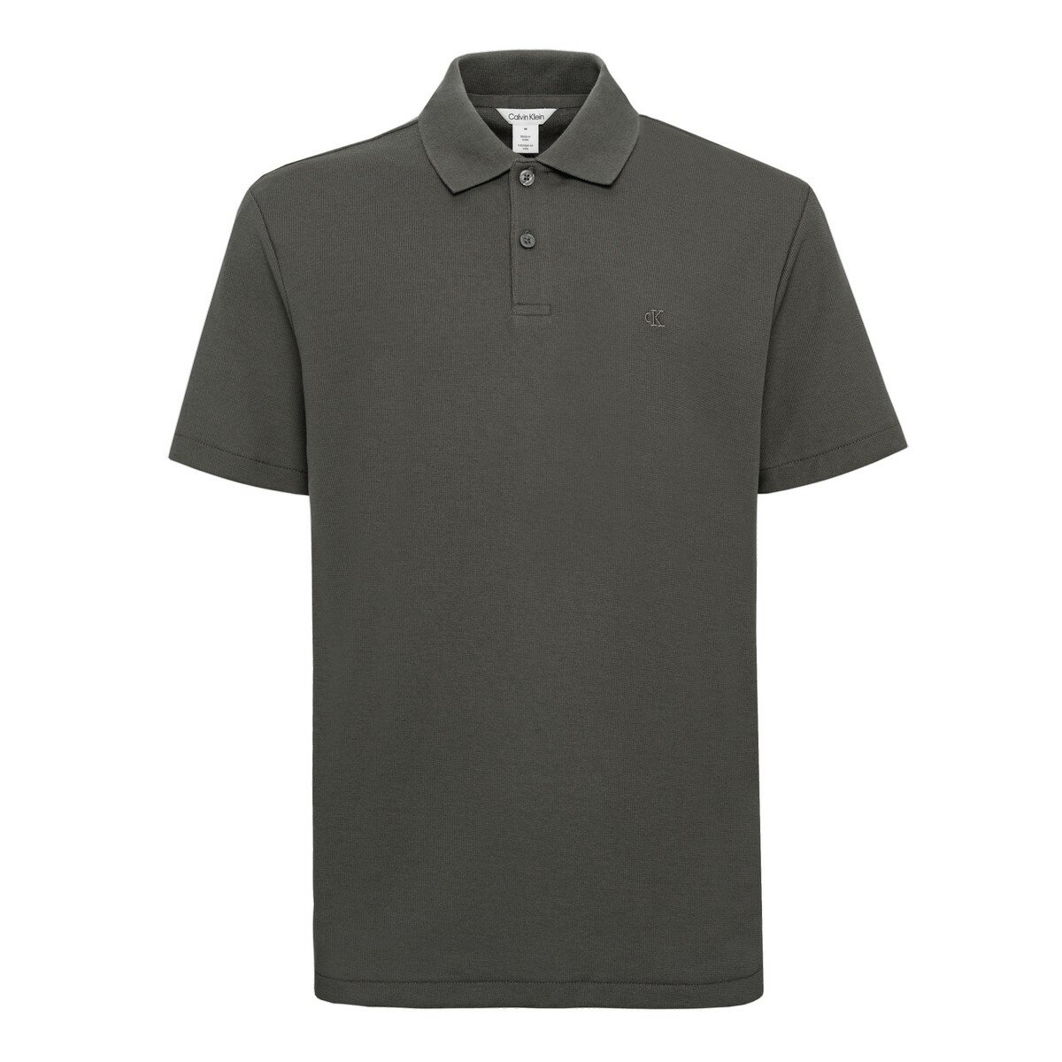Calvin Klein 男短袖Polo衫 深灰