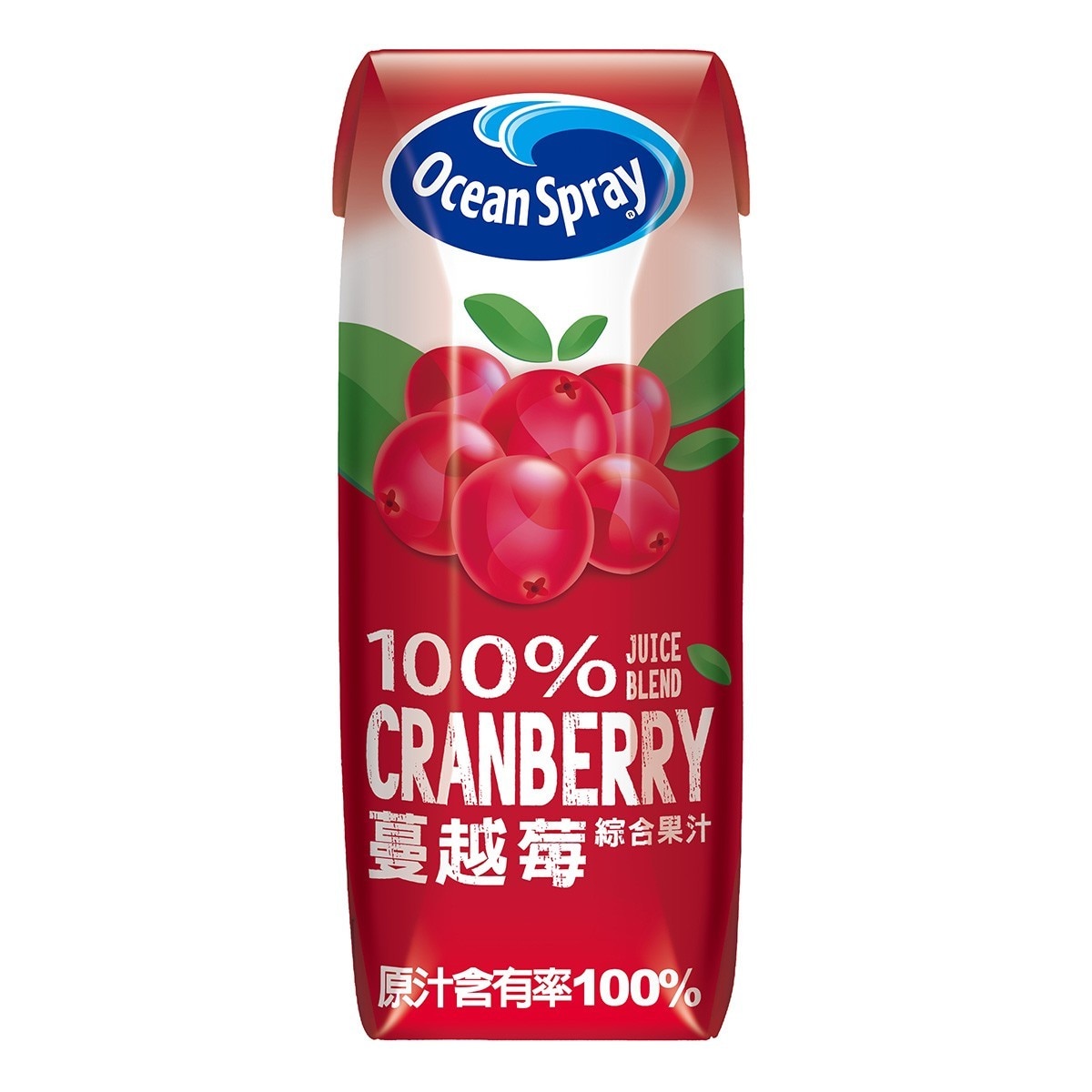 Ocean Spray 100% 蔓越莓綜合果汁 250毫升 X 18入