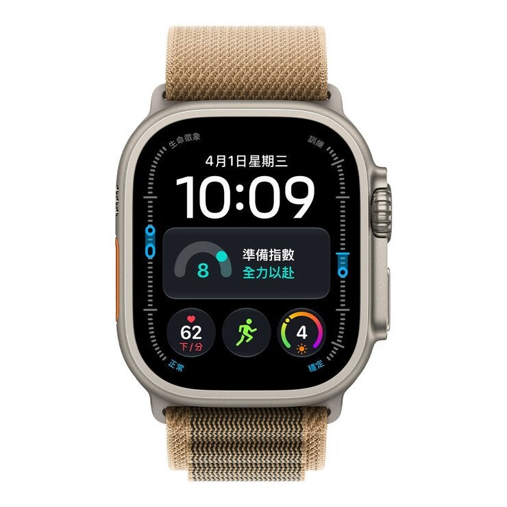 Apple Watch Ultra 4 (GPS + 行動網路) 49公釐 鈦金屬錶殼含錶帶 Apple Watch Ultra 4 (GPS + 行動網路) 49公釐 鈦金屬錶殼含錶帶