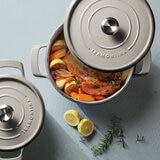 Tramontina 雙耳圓形鑄鐵鍋 含鋼頭鍋蓋 X 4件組 灰