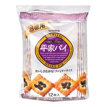 三立製菓 葡萄派家庭包 144公克 X 3包