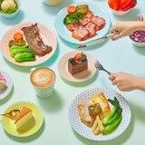皇家道爾頓 北歐復刻系列 23公分平盤 X 4件組 粉彩四重奏