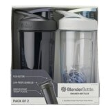 Blender Bottle 塑膠隨行搖搖杯 828毫升 X 2件組 黑+白