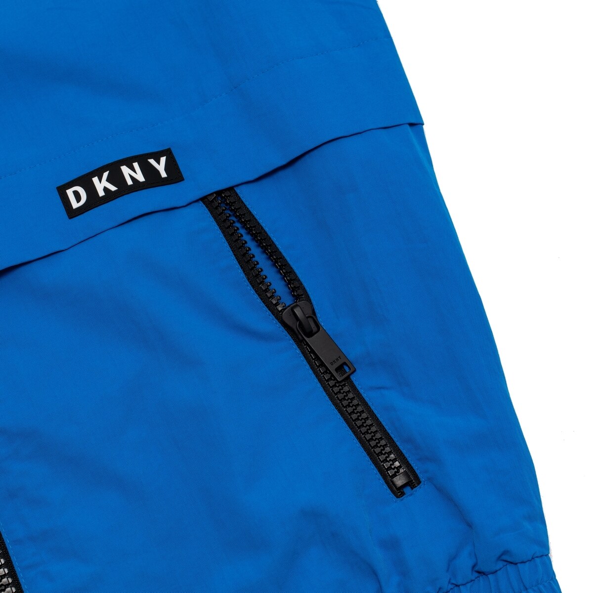 DKNY 男立領防風外套 藍色 S