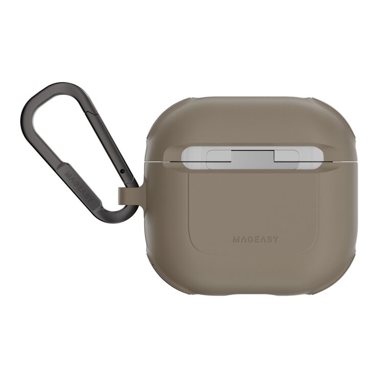 MAGEASY Odyssey 抗衝擊磁扣耳機殼 AirPods 4 金屬沙
