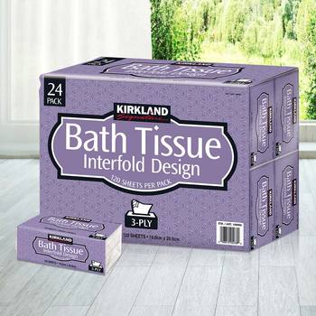 Kirkland Signature 科克蘭 三層抽取衛生紙 120張 X 24入 Kirkland Signature 科克蘭 三層抽取衛生紙 120張 X 24入