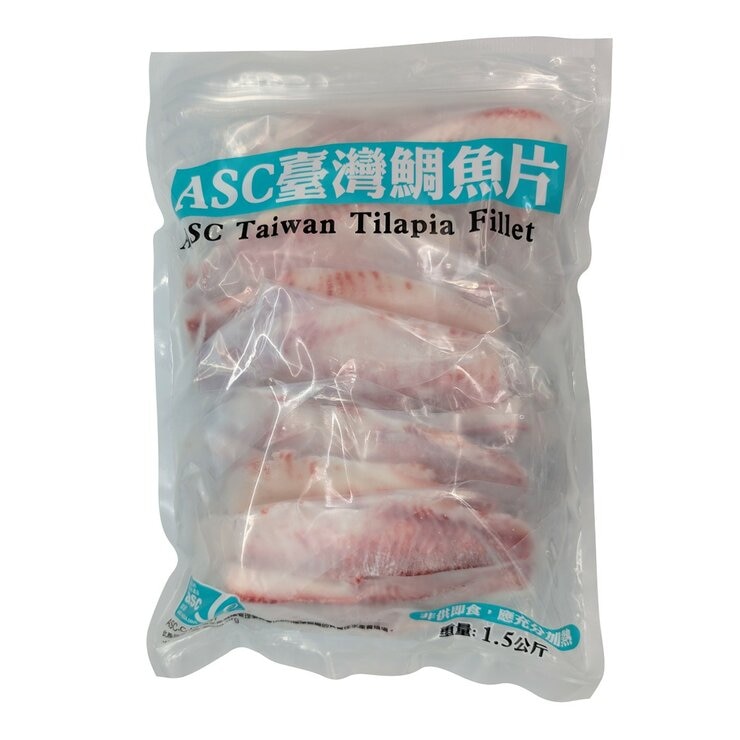 冷凍台灣鯛魚片 1.5公斤
