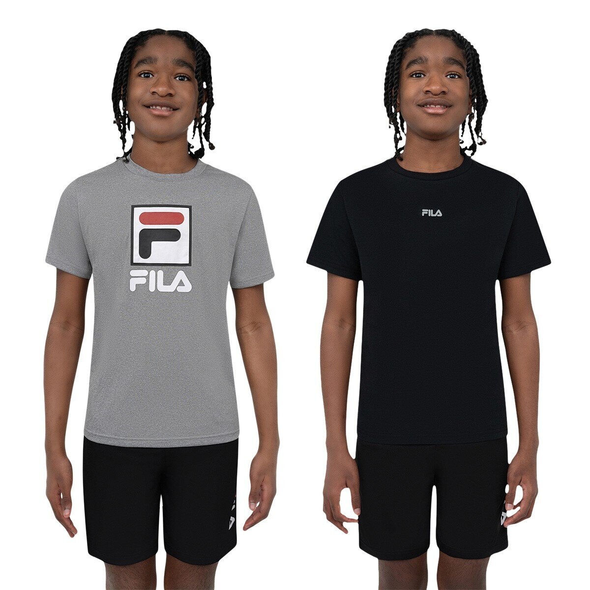 Fila 兒童短袖運動服飾三件組