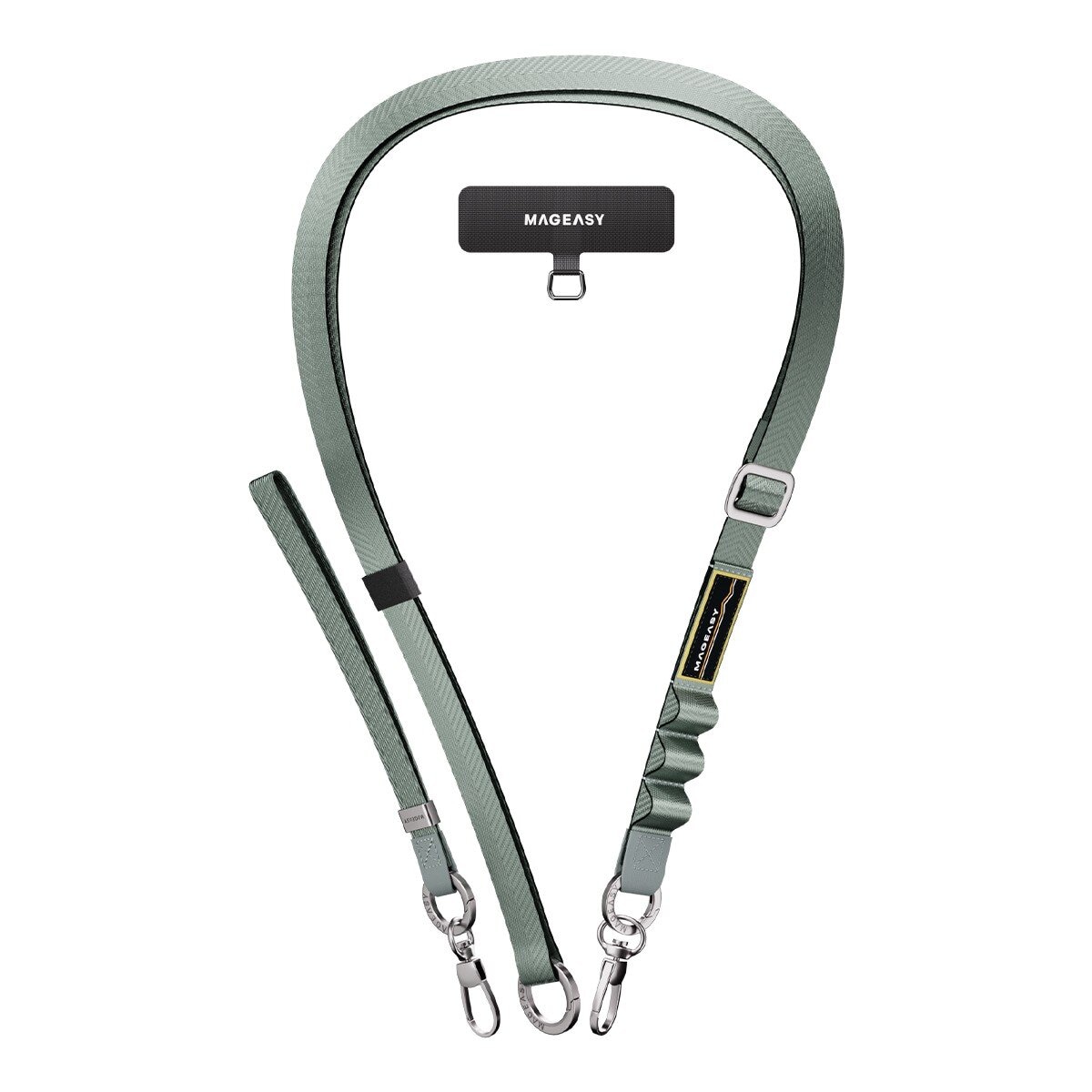 MAGEASY 2-in-1 Utility Strap 二合一掛繩 / 掛繩片組 20公釐 迷霧藍