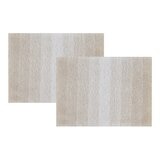 Riviera Home 浴室地墊 2入組 43公分 X 60公分 米