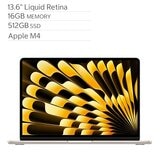 Apple 13吋 MacBook Air 搭配 Apple M4 晶片 10 核心 CPU 10 核心 GPU 16GB 512GB SSD