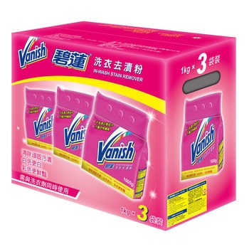 碧蓮 洗衣去漬粉 1公斤 X 3入 碧蓮 洗衣去漬粉 1公斤 X 3入