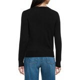 GAP 女圓領長袖開襟衫 黑 GAP 女圓領長袖開襟衫 黑