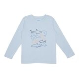 Pekkle 兒童長袖上衣四件組 鯊魚 10