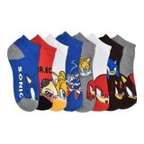 卡通兒童襪子 8雙入 Super Sonic 22.9公分