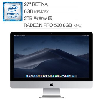 iMac 27吋: i5 四核心處理器2TB 儲存空間 iMac 27吋: i5 四核心處理器2TB 儲存空間