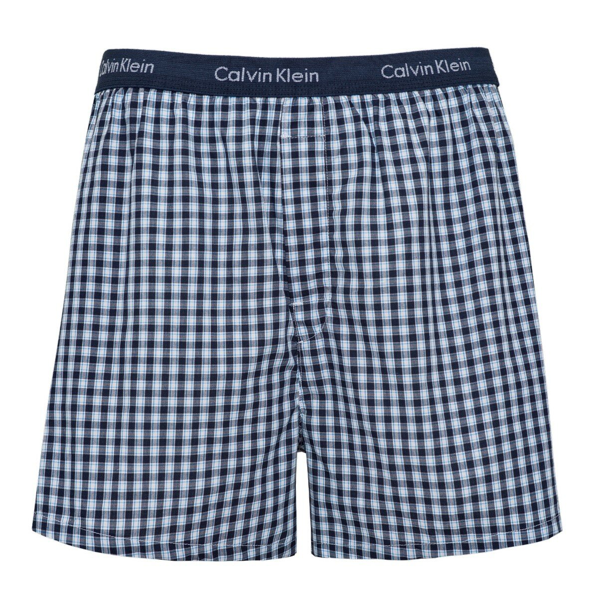 Calvin Klein 男純棉平口褲3入組 S 藍