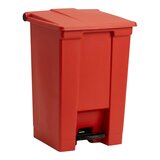 Rubbermaid Commercial Products 腳踏式垃圾桶 68公升 紅色