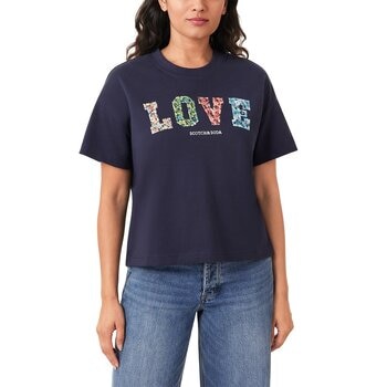 Scotch & Soda 女圓領短袖上衣