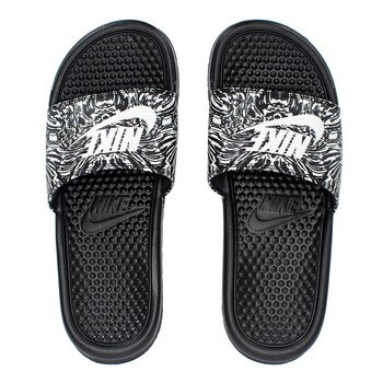 Nike 男拖鞋 黑白印花 7 Nike 男拖鞋 黑白印花 7