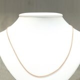18K 玫瑰金 編織項鍊 804717335