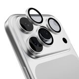 MAGEASY Bright M 不發黃軍規磁吸透明殼 iPhone 17 Pro Max(白磁圈) + 鏡頭保護貼Lenz(白色) + Vetro 9H 鋼化玻璃保護膜