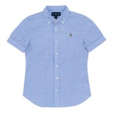 Polo Ralph Lauren 女童短袖襯衫 藍 14