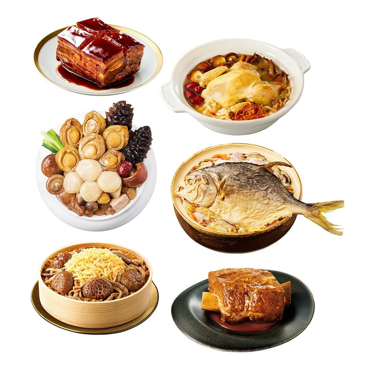 [預購]老協珍 冷凍經典年菜套組-六道菜