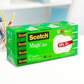 3M 隱形膠帶補充包 X 12 入(19mm X 38.1M) 3M 隱形膠帶補充包 X 12 入(19mm X 38.1M)