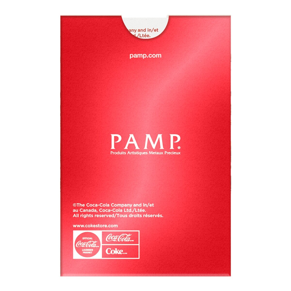PAMP 可口可樂黃金條塊 999.9純金 1公克