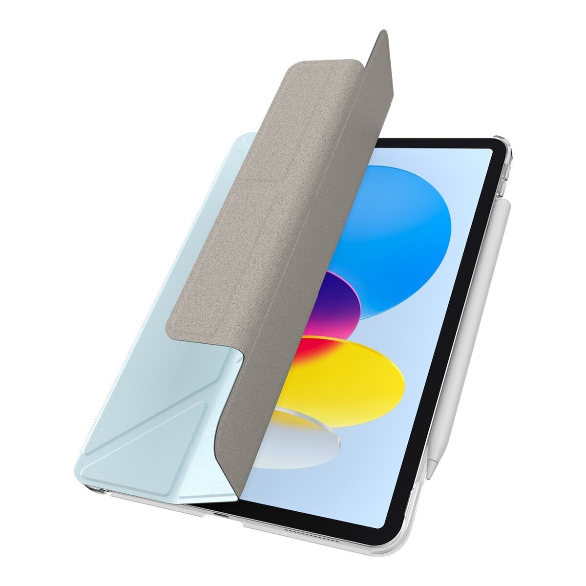 MAGEASY Facet 全方位支架透明背蓋保護套 iPad Pro 11吋 2022 M2 - 2018 & iPad Air 10.9吋 2022-20 天空灰
