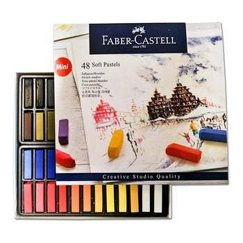 Faber-Castell 輝柏創意工坊軟性粉彩條48色 Faber-Castell 輝柏創意工坊軟性粉彩條48色
