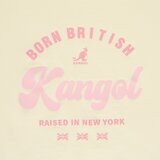 KANGOL 印花女短袖Logo上衣 白