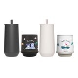 WOKY 沃廚 輕芯鈦瓷吸管隨行杯 600毫升 / 三麗鷗 輕芯鈦瓷咖啡保溫杯250毫升