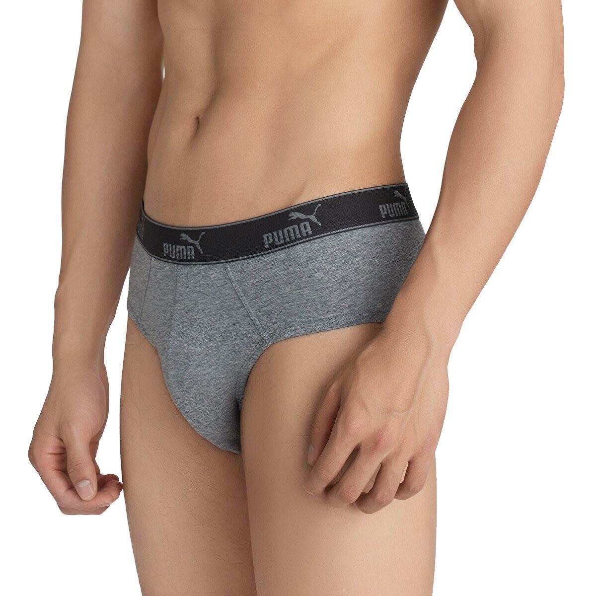 Puma 男內褲5入組 黑/灰 XL