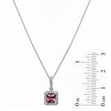 0.13克拉 粉碧璽石鑽石項鍊 VS2/I 0.13克拉 粉碧璽石鑽石項鍊 VS2/I