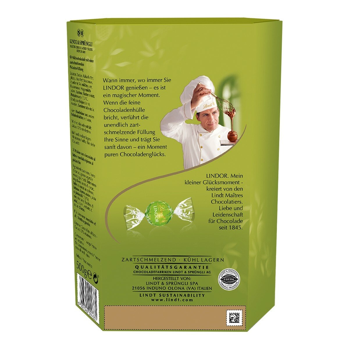 Lindt 開心果軟心巧克力球 500公克 Lindt 開心果軟心巧克力球 500公克